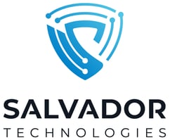 Salvador logo Tall White BG